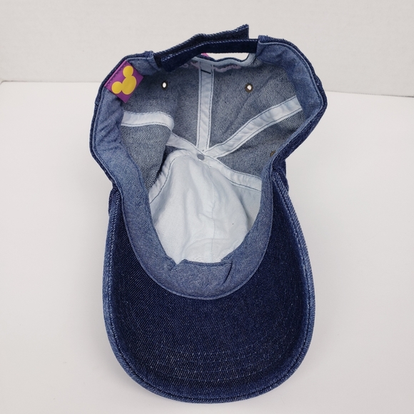 Disney Winnie the Pooh Varsity Denim Strap Back Baseball Cap - Picture 7 of 7